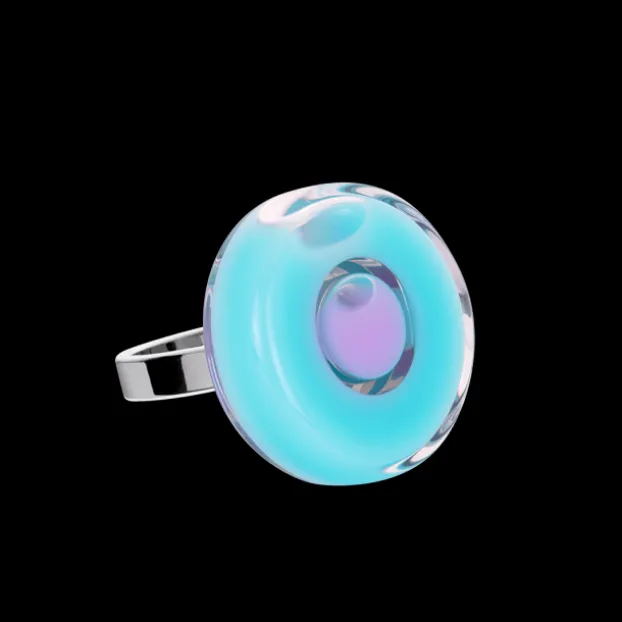 Bague en verre souffle - Duo Mini