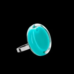 Bague en verre soufflee - Cachou Nano Milk