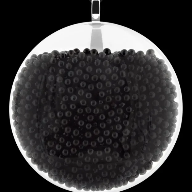 Pendentif en verre souffle - Galet Giga Billes