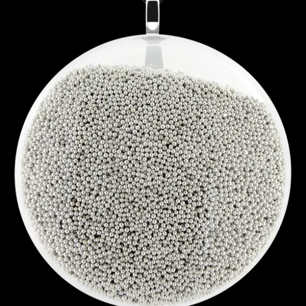 Pendentif en verre souffle - Galet Giga Billes