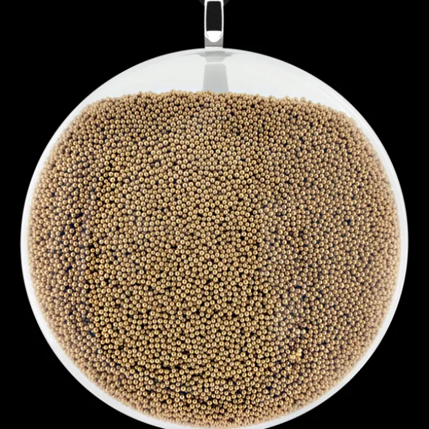 Pendentif en verre souffle - Galet Giga Billes