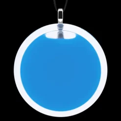Pendentif en verre souffle - Cachou Giga Milk