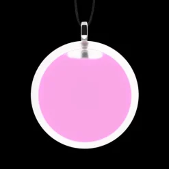 Pendentif en verre souffle - Cachou Medium Milk