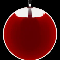 Pendentif en verre souffle - Galet Giga Milk