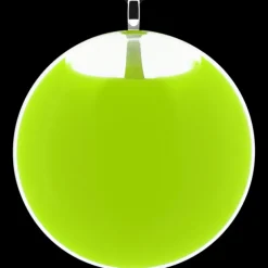 Pendentif en verre souffle - Galet Giga Milk