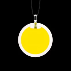 Pendentif en verre souffle - Cachou Mini Milk