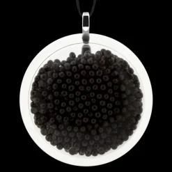 Pendentif en verre souffle - Cachou Giga Billes