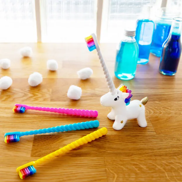 Porte brosse a dents et Brosse a dents - Unicornsmile