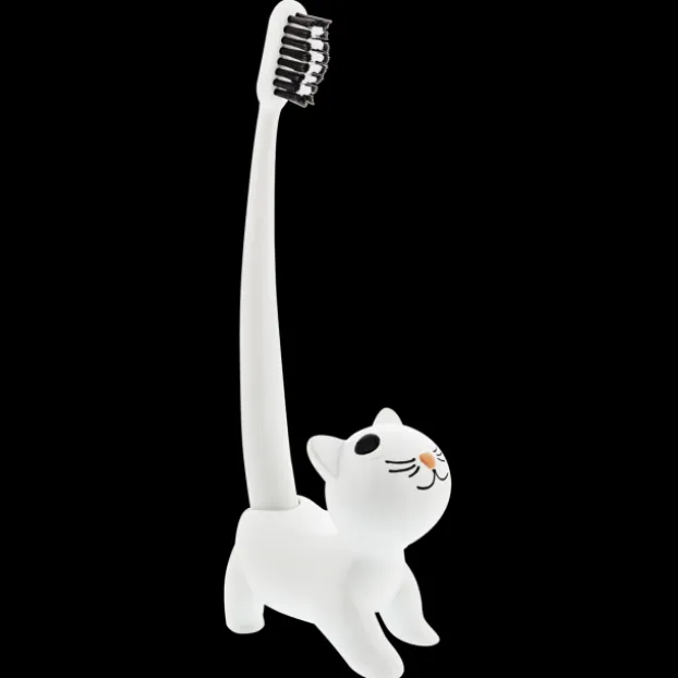 Porte brosse a dents et Brosse a dents - Catsmile