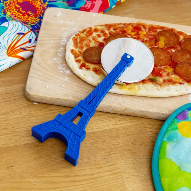 Roulette a pizza Tower - Une part de Paris