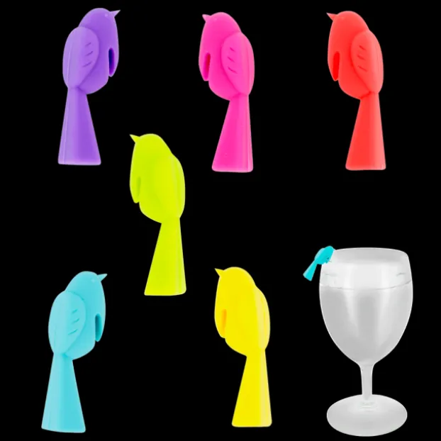 Set de 6 marqueurs de verre - Happy Markers Animaux